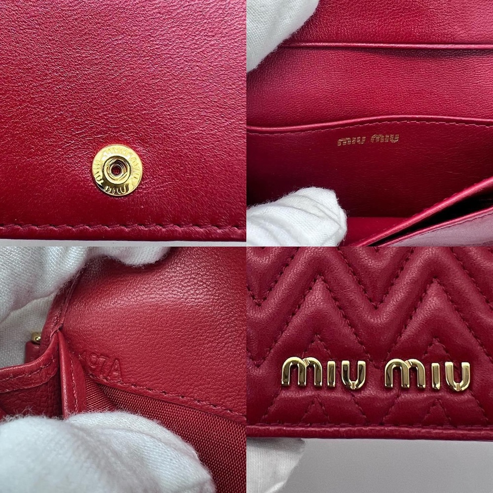 ❌SOLD❌Authentic Miu Miu lambskin card holder / key cles - Picture 7 of 9